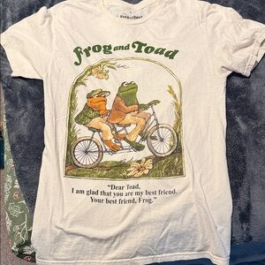 Target White Frog and Toad Graphic Tee
